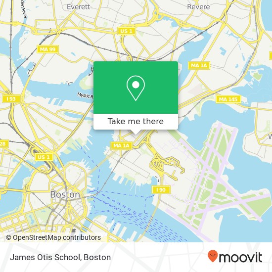 Mapa de James Otis School