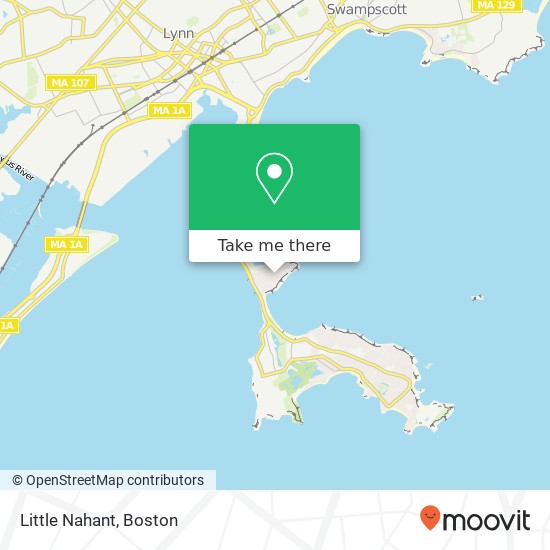 Mapa de Little Nahant