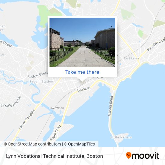 Mapa de Lynn Vocational Technical Institute