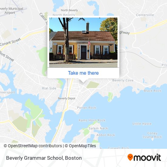 Beverly Grammar School map