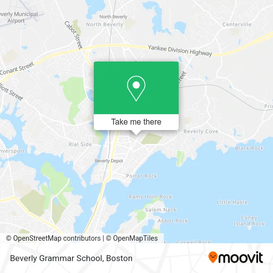Mapa de Beverly Grammar School