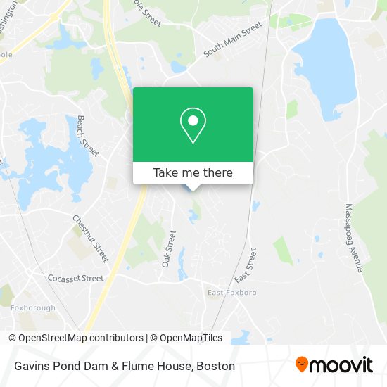 Gavins Pond Dam & Flume House map