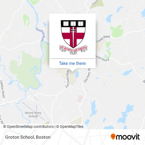 Groton School map