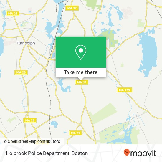 Mapa de Holbrook Police Department