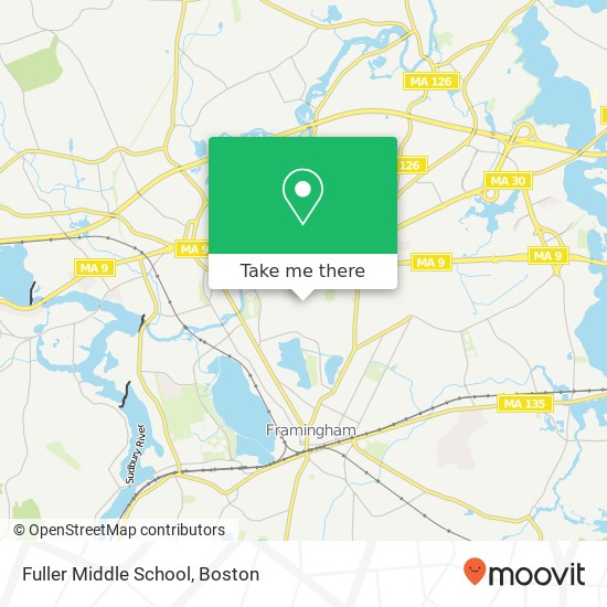 Fuller Middle School map