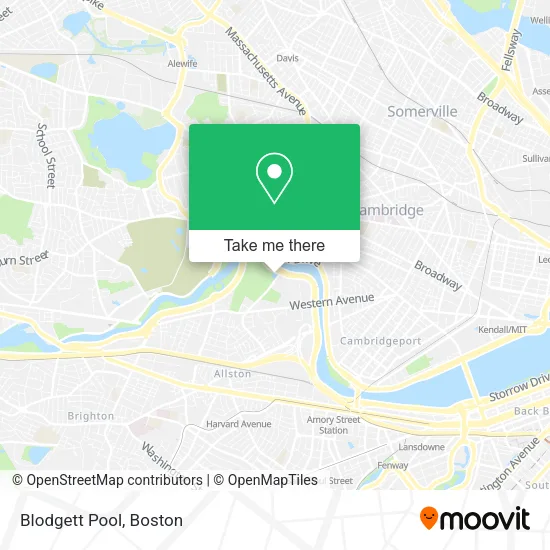 Mapa de Blodgett Pool