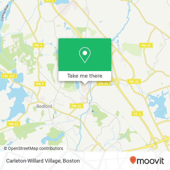 Carleton-Willard Village map