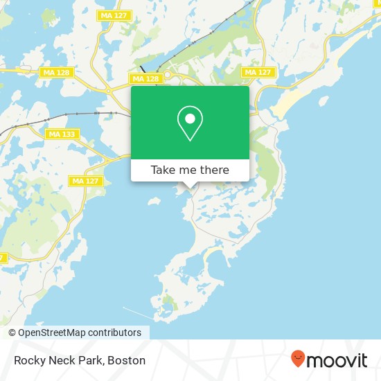 Mapa de Rocky Neck Park