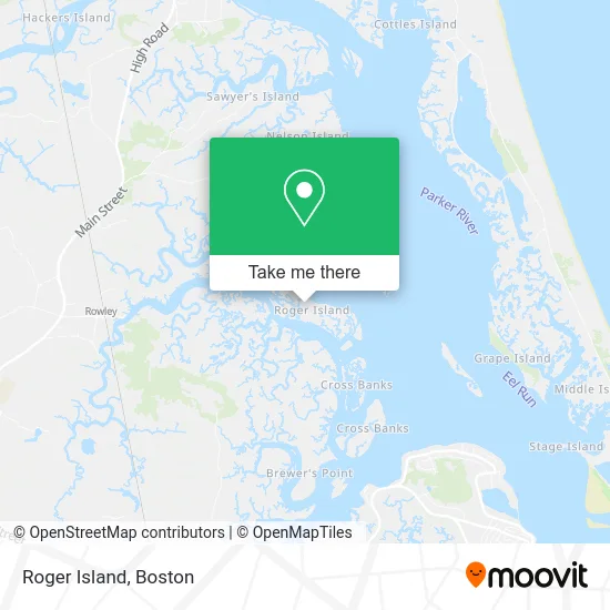 Roger Island map