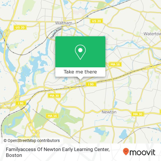 Familyaccess Of Newton Early Learning Center map