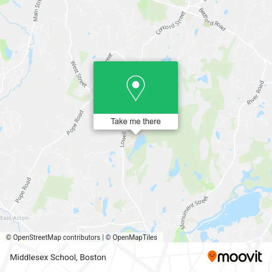 Middlesex School map