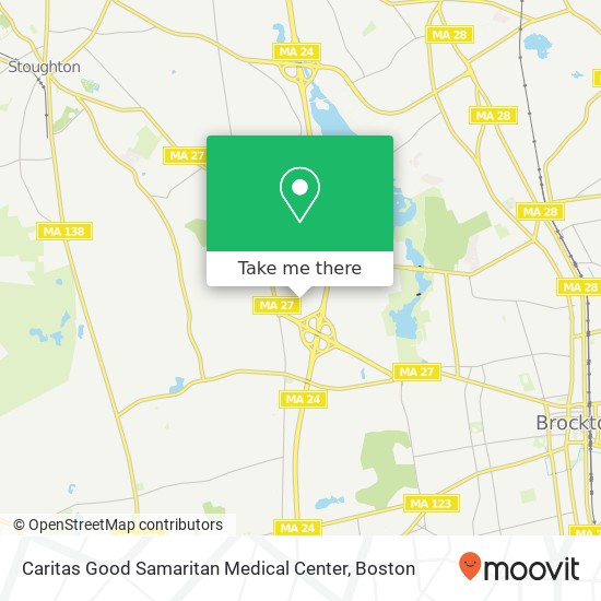 Mapa de Caritas Good Samaritan Medical Center