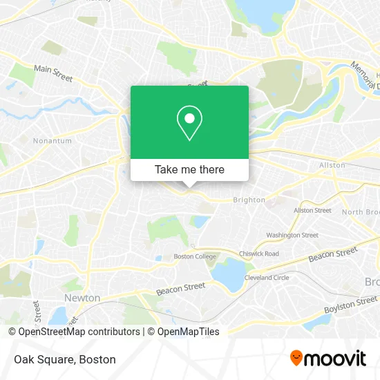 Oak Square map