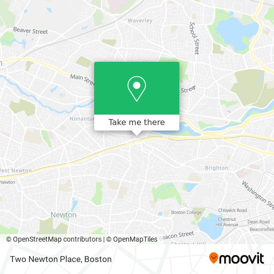 Two Newton Place map