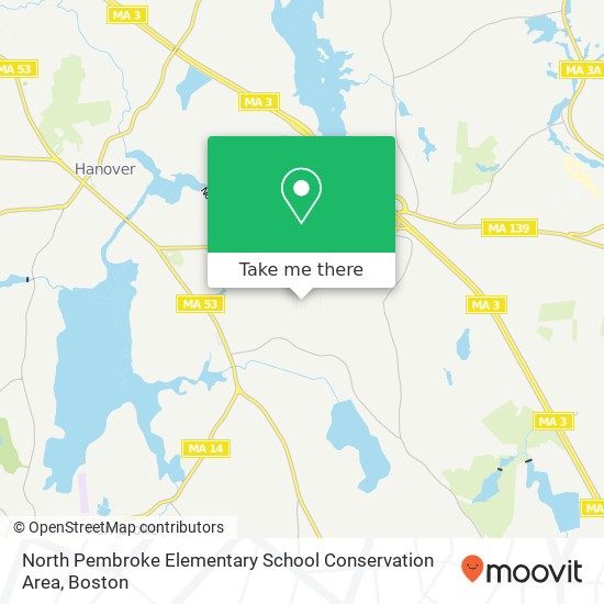 Mapa de North Pembroke Elementary School Conservation Area
