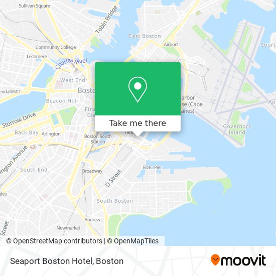 Seaport Boston Hotel map