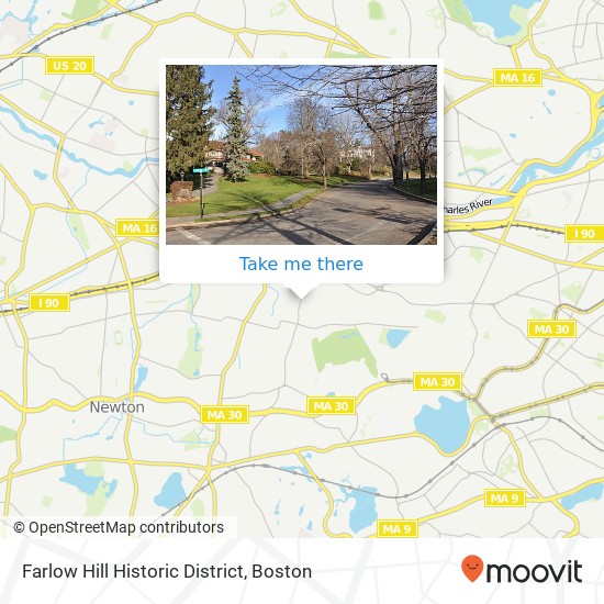 Mapa de Farlow Hill Historic District