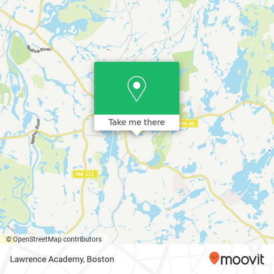 Mapa de Lawrence Academy