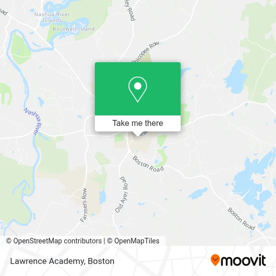 Lawrence Academy map