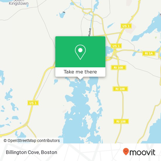 Mapa de Billington Cove