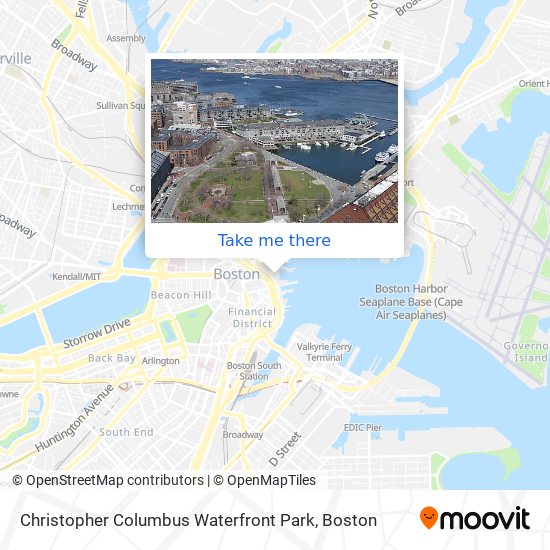 Mapa de Christopher Columbus Waterfront Park