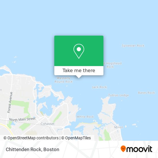 Mapa de Chittenden Rock