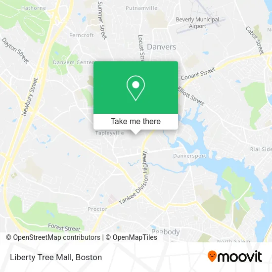 Liberty Tree Mall Map How To Get To Liberty Tree Mall In Danvers By Bus Or Train?