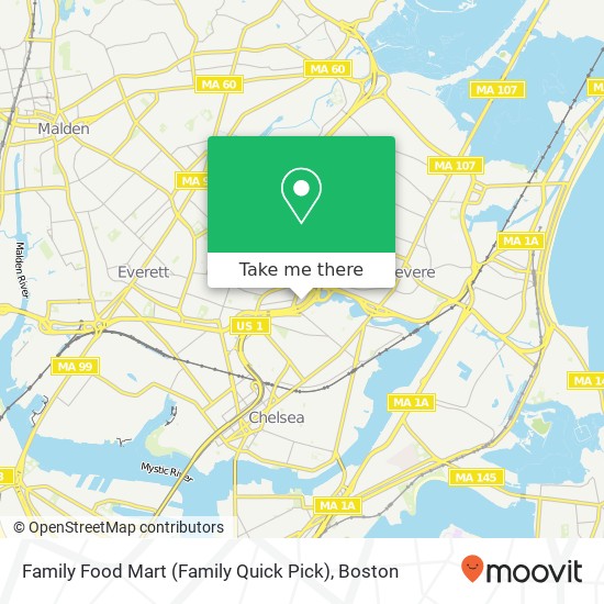 Mapa de Family Food Mart (Family Quick Pick)