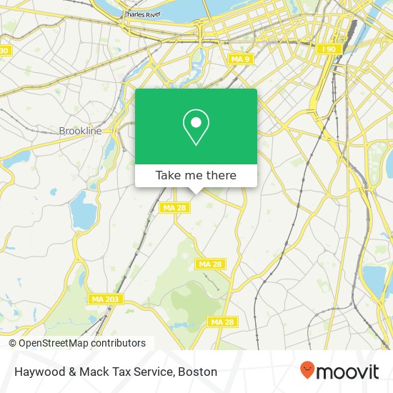 Haywood & Mack Tax Service map