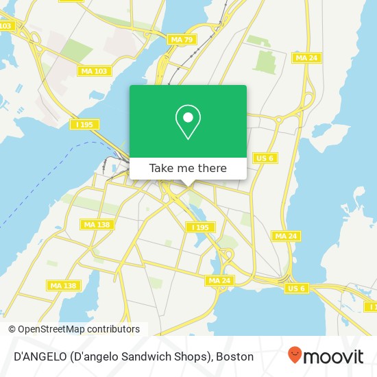 D'ANGELO (D'angelo Sandwich Shops) map