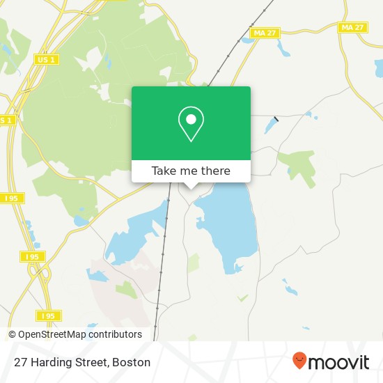 27 Harding Street map