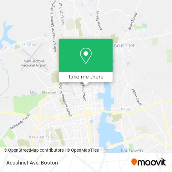 Acushnet Ave map