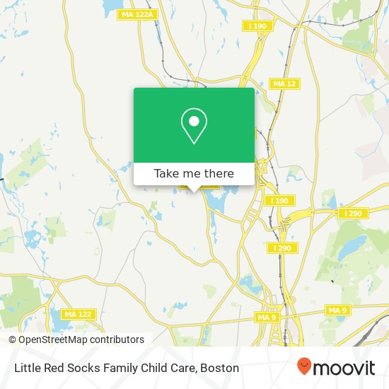 Mapa de Little Red Socks Family Child Care