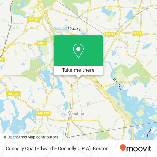 Connelly Cpa (Edward F Connelly C P A) map