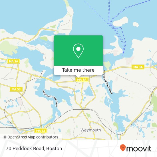 Mapa de 70 Peddock Road