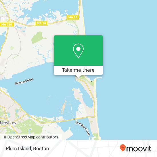 Mapa de Plum Island