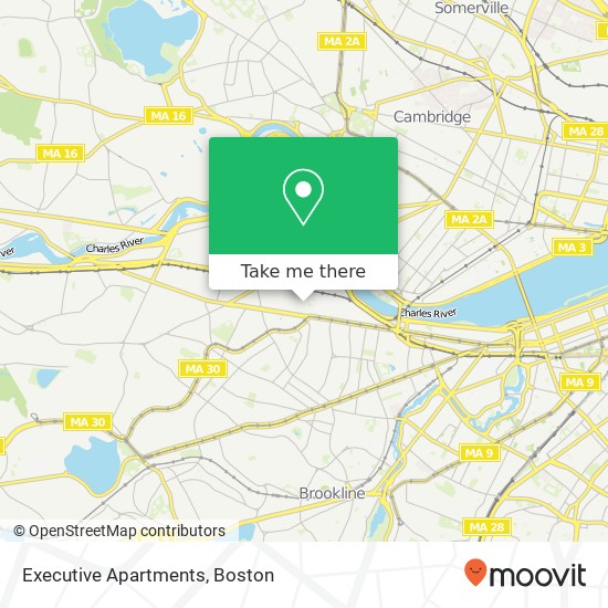 Mapa de Executive Apartments