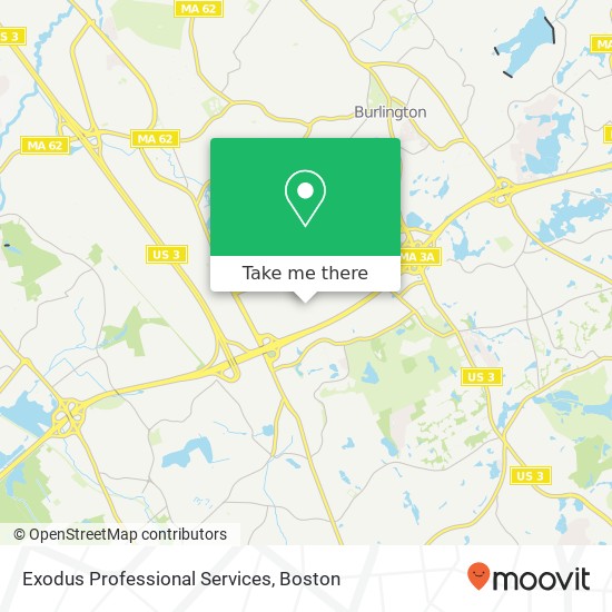 Exodus Professional Services map