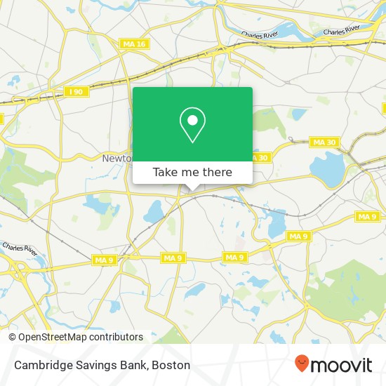 Cambridge Savings Bank map