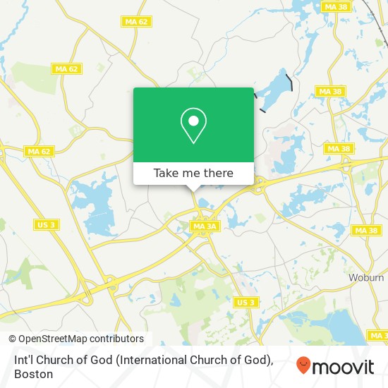 Mapa de Int'l Church of God (International Church of God)