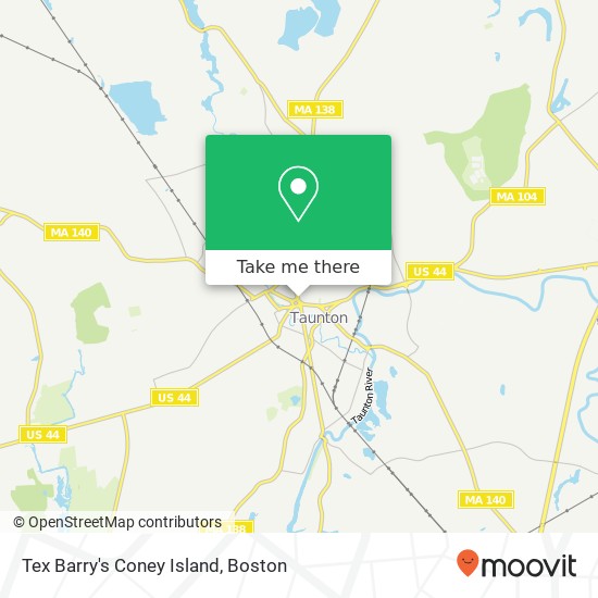 Mapa de Tex Barry's Coney Island
