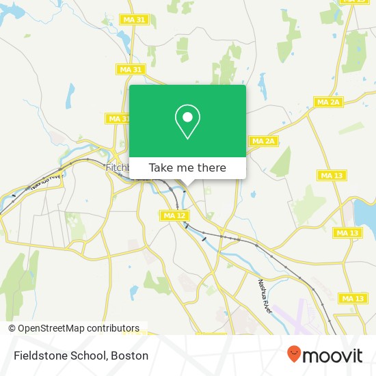 Fieldstone School map