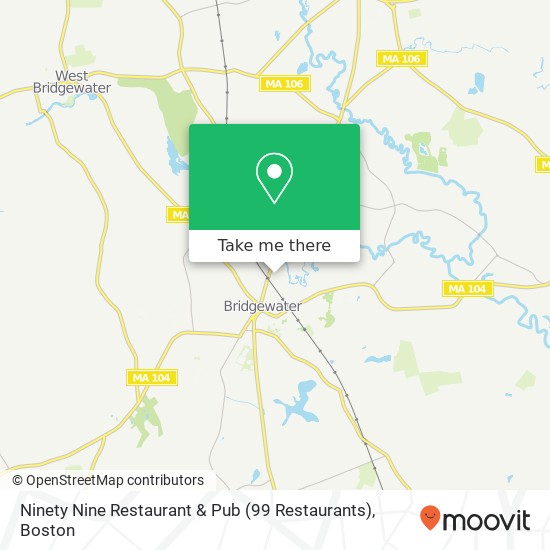 Ninety Nine Restaurant & Pub (99 Restaurants) map