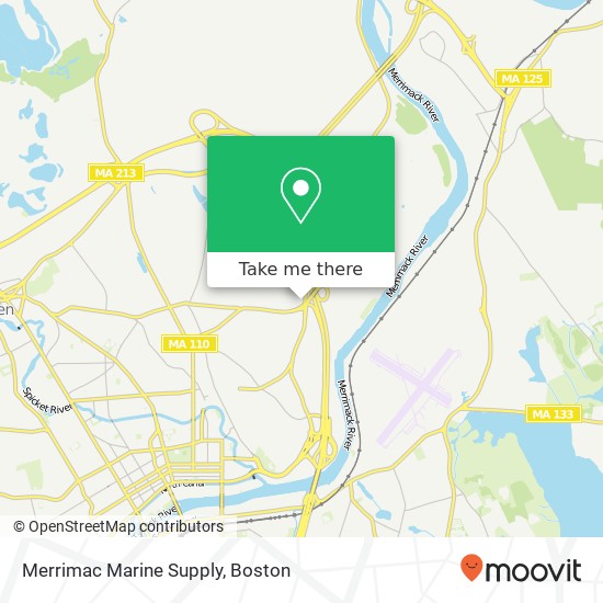 Merrimac Marine Supply map