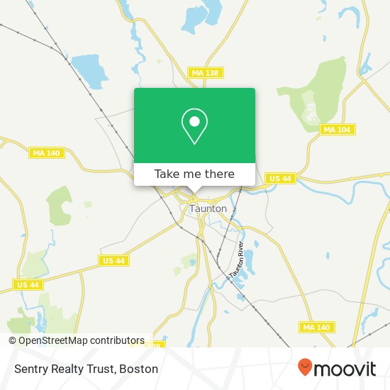 Mapa de Sentry Realty Trust