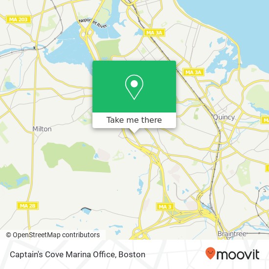 Mapa de Captain's Cove Marina Office