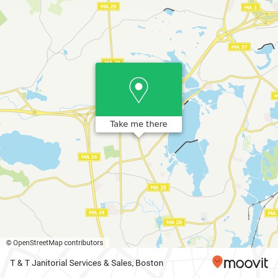 T & T Janitorial Services & Sales map