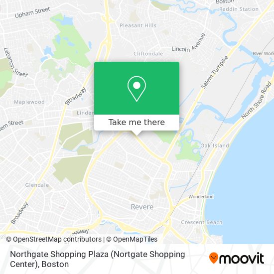 Mapa de Northgate Shopping Plaza (Nortgate Shopping Center)
