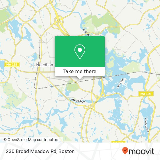 Mapa de 230 Broad Meadow Rd