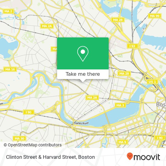 Mapa de Clinton Street & Harvard Street